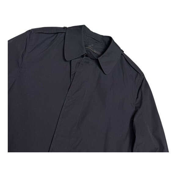 US NAVY DCSP Army Waterproof Business Casual Black Trench Jacket Coat Mens 40L - Picture 4 of 6